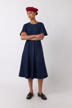 Load image into Gallery viewer, Denim Sculpt Dress - Indigo
