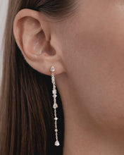 Load image into Gallery viewer, Cosmic Whisper Chain Earrings - Silver-BY CHARLOTTE-P&amp;K The General Store
