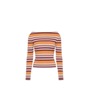 Load image into Gallery viewer, Emma Knit L/S - Berry Ripple Stripe-RUBY-P&amp;K The General Store
