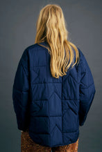 Load image into Gallery viewer, Quilted Monogram Jacket - Navy-KAREN WALKER-P&amp;K The General Store
