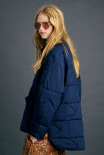 Load image into Gallery viewer, Quilted Monogram Jacket - Navy-KAREN WALKER-P&amp;K The General Store
