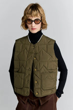 Load image into Gallery viewer, Quilted Drift Vest - Dark Olive-KAREN WALKER-P&amp;K The General Store
