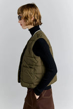 Load image into Gallery viewer, Quilted Drift Vest - Dark Olive-KAREN WALKER-P&amp;K The General Store
