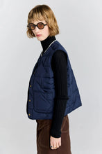 Load image into Gallery viewer, Quilted Drift Vest - Navy-KAREN WALKER-P&amp;K The General Store
