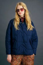 Load image into Gallery viewer, Quilted Monogram Jacket - Navy-KAREN WALKER-P&amp;K The General Store
