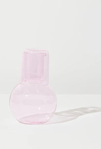 Belly Carafe + Cup Set - Pink-House of Nunu-P&amp;K The General Store