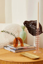 Load image into Gallery viewer, Twist Vase/Candle Holder - Amber-House of Nunu-P&amp;K The General Store
