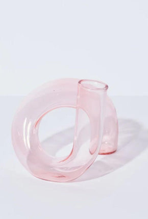 Twist Vase/Candle Holder - Pink-House of Nunu-P&amp;K The General Store