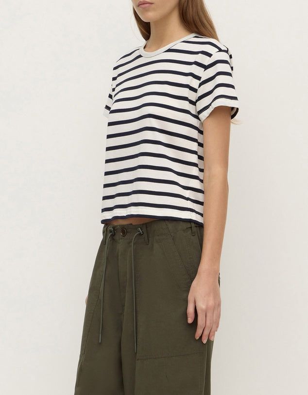 Mollie Stripe Tee - Navy/Cream-ASSEMBLY LABEL-P&amp;K The General Store