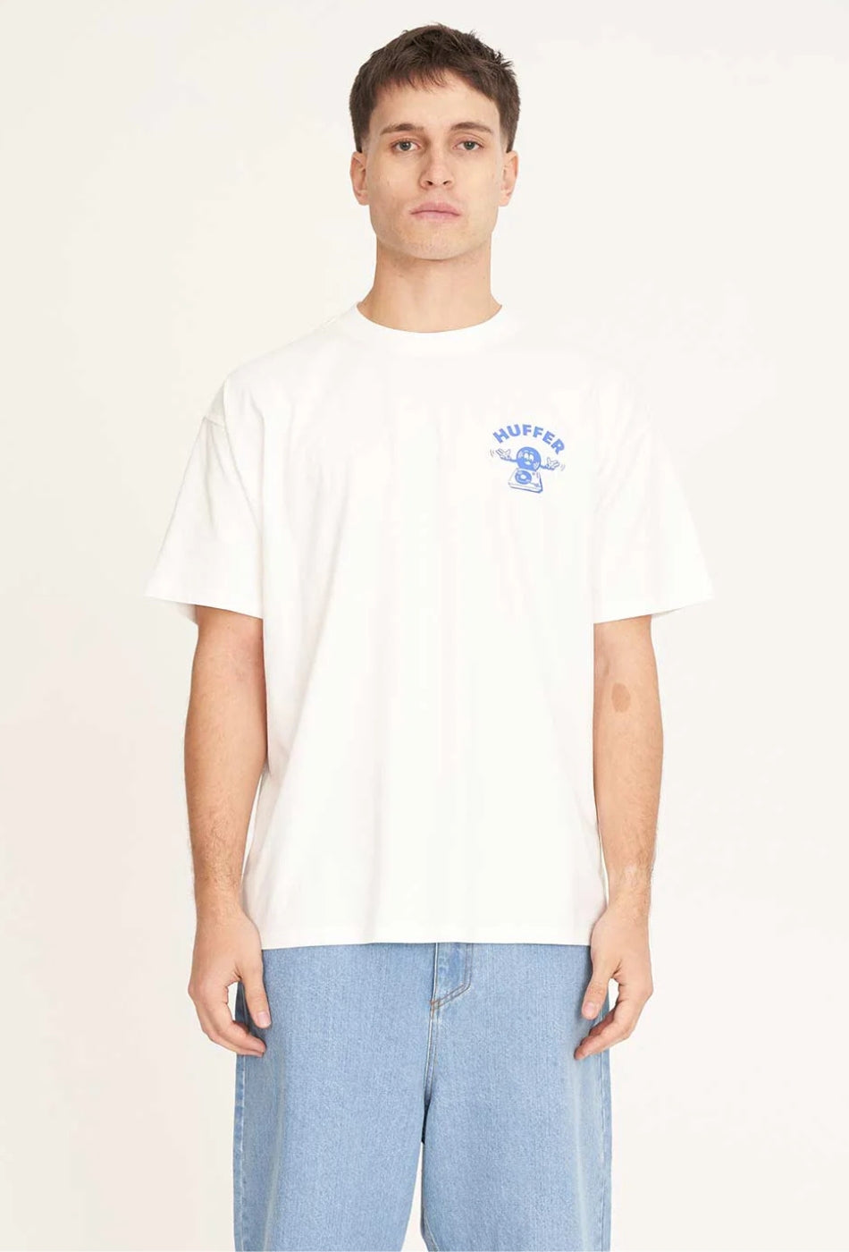 Block Tee 220/Deejay - Chalk-HUFFER-P&K The General Store