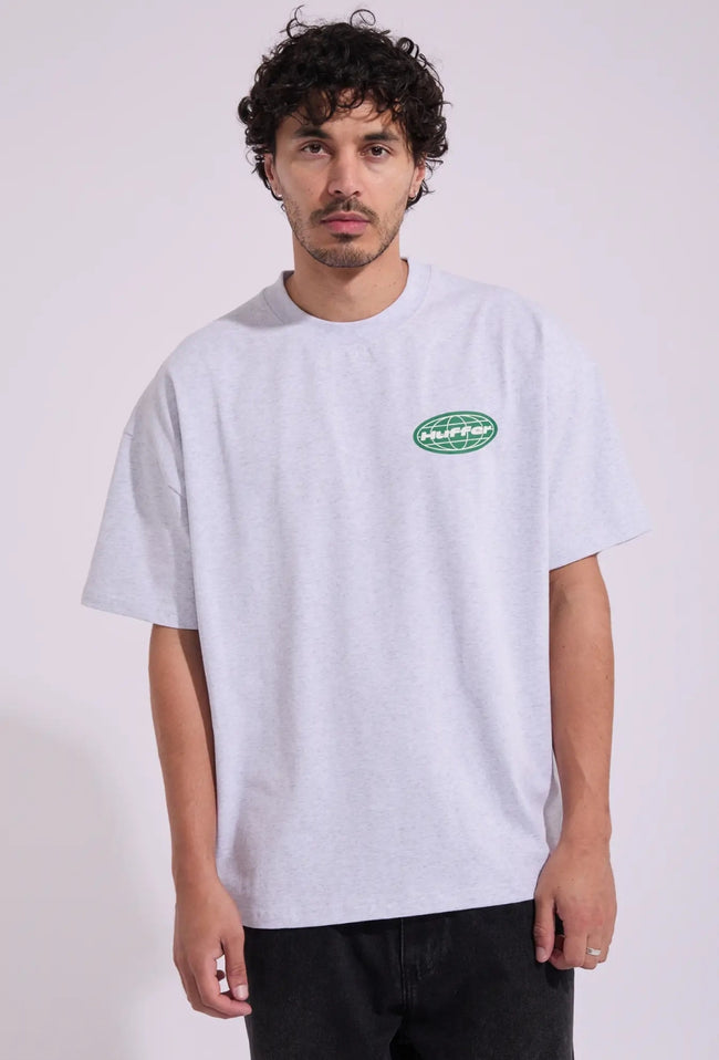 Box Tee 260/Monde - Silver Marle-HUFFER-P&amp;K The General Store