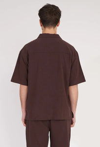 Cabana Box Shirt - Cocoa-HUFFER-P&amp;K The General Store