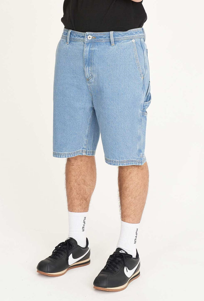 Carpenter Denim Short - Drift Blue-HUFFER-P&amp;K The General Store