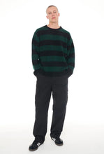 Load image into Gallery viewer, Fleet Knit Crew - Black/Juniper-HUFFER-P&amp;K The General Store
