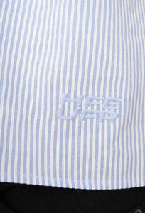Short Sleeve Box Shirt - Ice Blue Stripe-HUFFER-P&amp;K The General Store