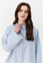 Load image into Gallery viewer, Cropped Viv Shirt - Blue Check-JOSEPHINE-P&amp;K The General Store
