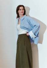 Load image into Gallery viewer, Cropped Viv Shirt - Blue Check-JOSEPHINE-P&amp;K The General Store

