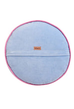 Load image into Gallery viewer, Velvet Pea Cushion - Bay Blue-KIP &amp; CO-P&amp;K The General Store
