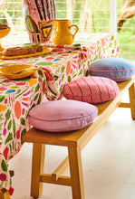 Load image into Gallery viewer, Velvet Pea Cushion - Bay Blue-KIP &amp; CO-P&amp;K The General Store
