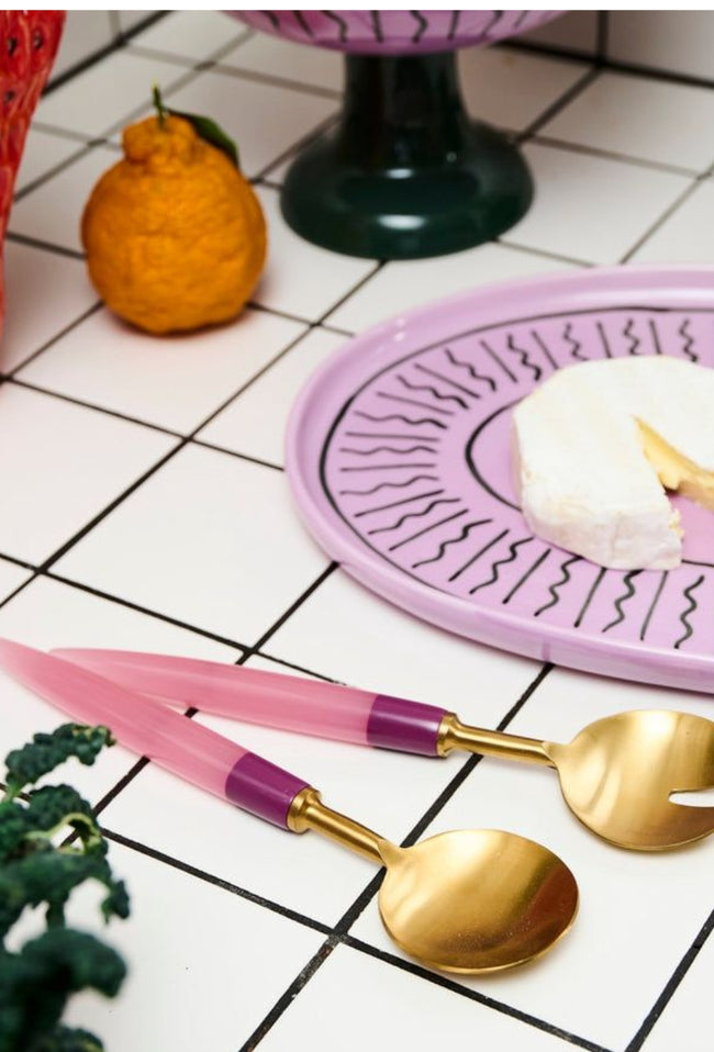 Brasserie Salad Servers - Purple Patch-KIP & CO-P&amp;K The General Store
