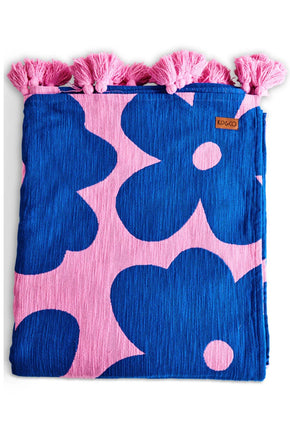 Flower Face Woven Throw-KIP & CO-P&amp;K The General Store