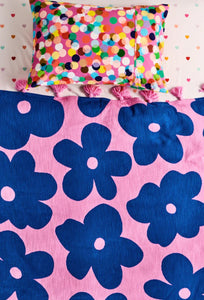 Flower Face Woven Throw-KIP & CO-P&amp;K The General Store