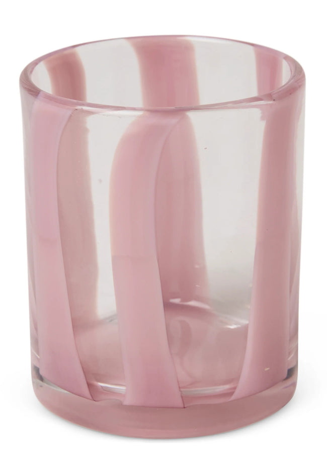 Oink Stripe Tumbler Glass - 2P Set-KIP & CO-P&amp;K The General Store