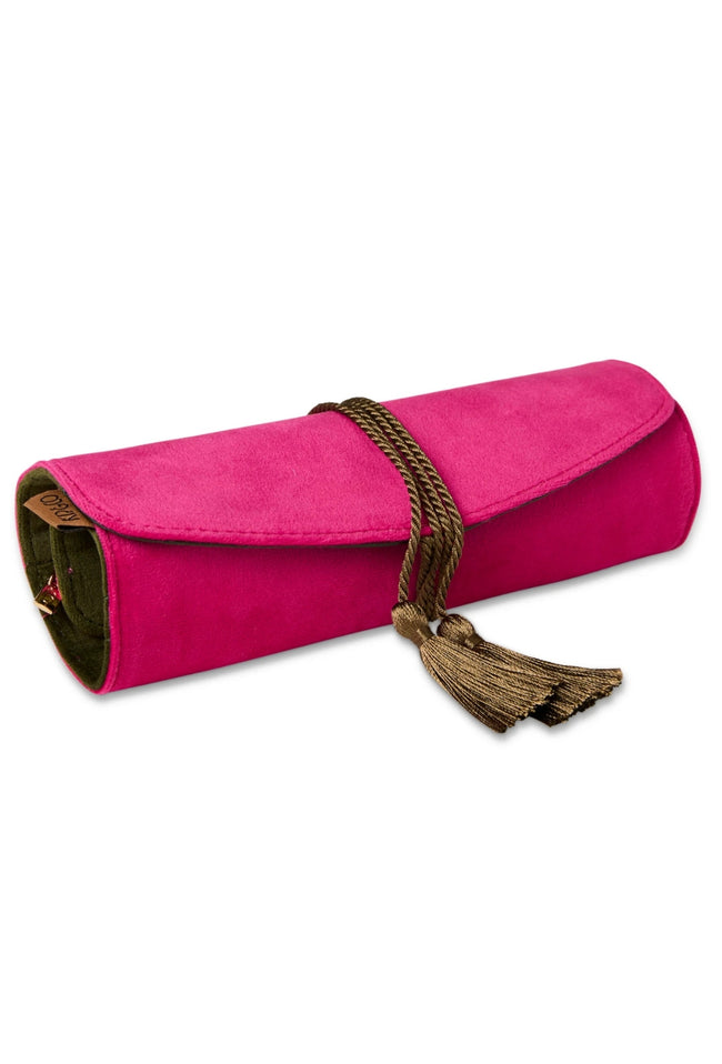 Velvet Jewellery Roll - Prickly Pear-KIP & CO-P&amp;K The General Store