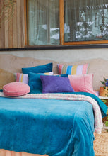 Load image into Gallery viewer, Velvet Pea Cushion - Dusky Rose-KIP &amp; CO-P&amp;K The General Store
