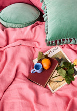 Load image into Gallery viewer, Velvet Pea Cushion - Pistachio-KIP &amp; CO-P&amp;K The General Store
