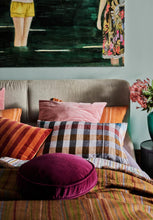 Load image into Gallery viewer, Velvet Pea Cushion - Anemone-KIP &amp; CO-P&amp;K The General Store
