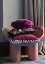 Load image into Gallery viewer, Velvet Pea Cushion - Anemone-KIP &amp; CO-P&amp;K The General Store
