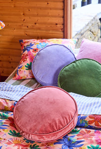 Velvet Pea Cushion - Jacaranda-KIP & CO-P&amp;K The General Store