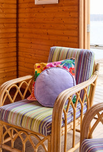 Velvet Pea Cushion - Jacaranda-KIP & CO-P&amp;K The General Store