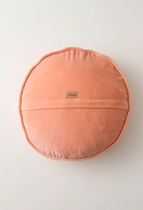 Velvet Pea Cushion - Peach-KIP & CO-P&amp;K The General Store