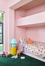 Load image into Gallery viewer, Velvet Pea Cushion - Peach-KIP &amp; CO-P&amp;K The General Store
