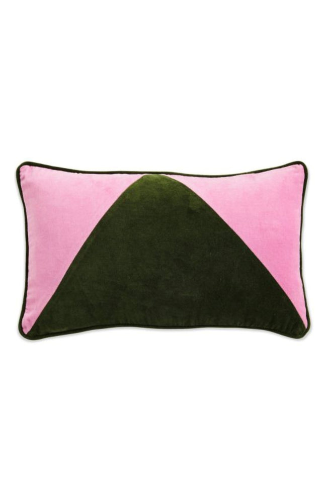 Velvet Rectangle Cushion - Tuscan Angles-KIP & CO-P&amp;K The General Store