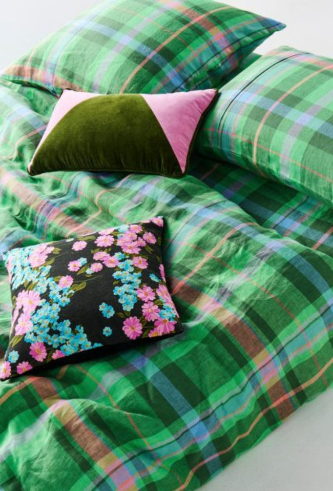 Velvet Rectangle Cushion - Tuscan Angles-KIP & CO-P&amp;K The General Store