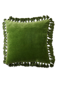 Velvet Tassel Cushion - Campsite-KIP & CO-P&amp;K The General Store