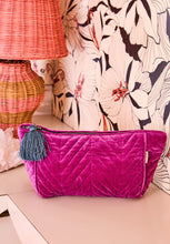 Load image into Gallery viewer, Velvet Toiletry Bag - Wild Grape-KIP &amp; CO-P&amp;K The General Store
