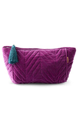 Load image into Gallery viewer, Velvet Toiletry Bag - Wild Grape-KIP &amp; CO-P&amp;K The General Store
