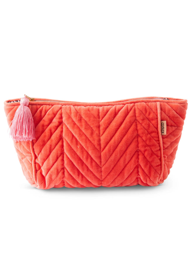 Velvet Toiletry Bag - Poppy Queen-KIP & CO-P&amp;K The General Store