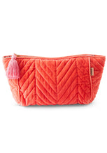 Load image into Gallery viewer, Velvet Toiletry Bag - Poppy Queen-KIP &amp; CO-P&amp;K The General Store
