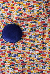 Navy Velvet Pea Cushion-KIP & CO-P&amp;K The General Store