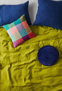 Navy Velvet Pea Cushion-KIP & CO-P&amp;K The General Store