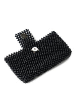 Load image into Gallery viewer, Beaded Clutch - Black-LA TRIBE-P&amp;K The General Store
