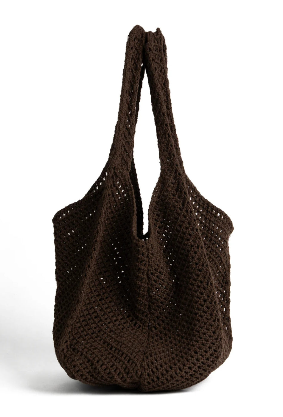 Crochet Tote - Coffee-LA TRIBE-P&K The General Store
