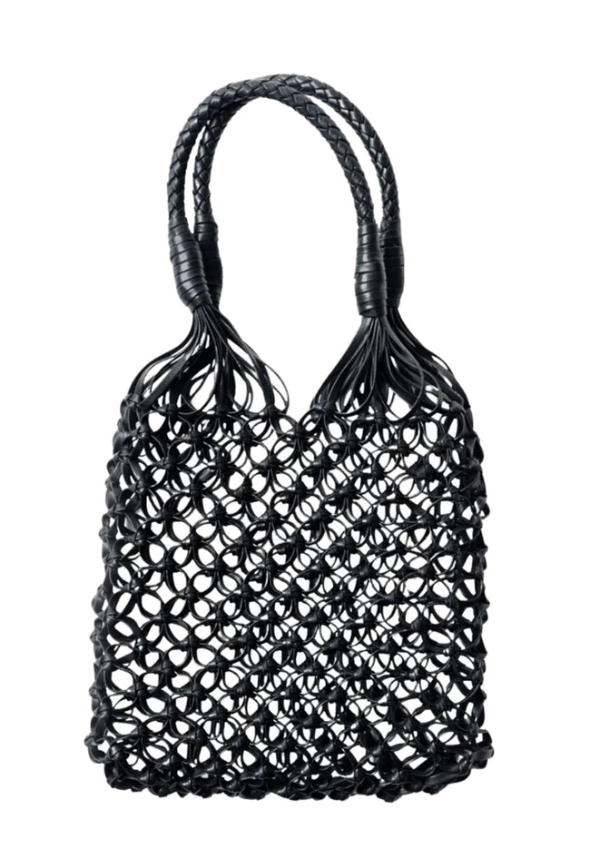 Small Flower Tote - Black-LA TRIBE-P&amp;K The General Store