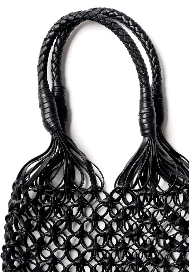 Small Flower Tote - Black-LA TRIBE-P&amp;K The General Store