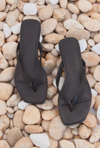 Square Toe Thong - Pepper-LA TRIBE-P&amp;K The General Store